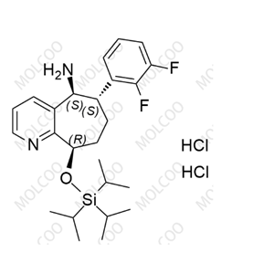 瑞美吉泮杂质85(双盐酸盐)；C25H36F2N2OSi.2HCl 