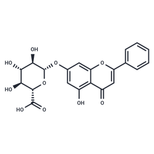 白杨素-7-0-Β-D-葡萄糖醛酸苷,Chrysin-7-O-glucuronide