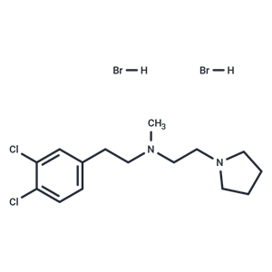 N-[2-(3,4-二氯苯基)乙基]-N-甲基-1-吡咯烷乙胺二氢溴酸盐|T21788|TargetMol
