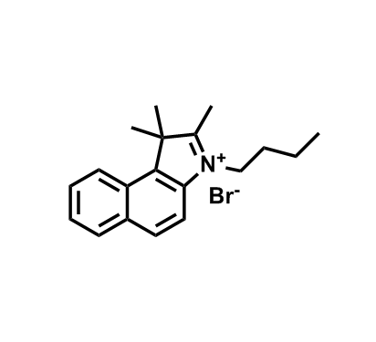 -丁基-2,3,3-三甲基-4,5-苯并吲哚溴盐,1H-Benz[e]indolium, 3-butyl-1,1,2-trimethyl-, bromide (1:1)