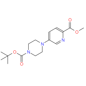 4-(6-(甲氧羰基)吡啶-3-基)哌嗪-1-羧酸叔丁酯,Tert-butyl 4-(6-(methoxycarbonyl)pyridin-3-yl)piperazine-1-carboxylate