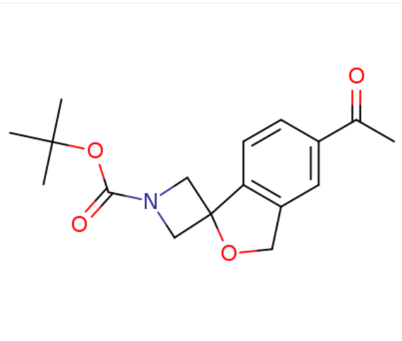 5'-乙?；?3'H-螺[氮雜環(huán)丁烷-3，1'-異苯并呋喃]-1-羧酸叔丁酯,tert-butyl 5'-acetyl-3'H-spiro[azetidine-3,1'-[2]benzofuran]-1-carboxylate