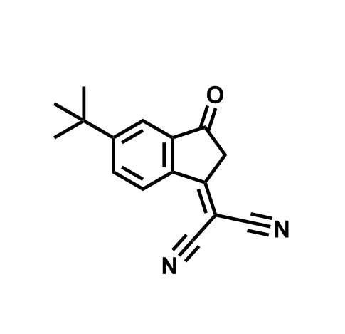 2-（5-（叔丁基）-3-氧代-2,3-二氫-1H-茚-1-亞基）丙二腈,Propanedinitrile, 2-[5-(1,1-dimethylethyl)-2,3-dihydro-3-oxo-1H-inden-1-ylidene]-
