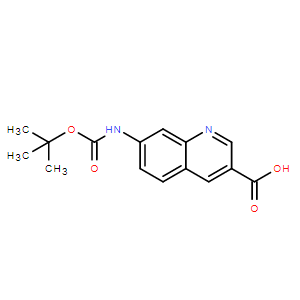 7-((叔丁氧基羰基)氨基)喹啉-3-羧酸,7-((tert-Butoxycarbonyl)amino)quinoline-3-carboxylic acid