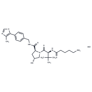 化合物 (S,R,S)-AHPC-C4-NH2 hydrochloride|T18640|TargetMol