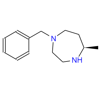 (5R)-六氢-5-甲基-1-苄基-1H-1,4-二氮杂卓,(5R)-1-benzyl-5-methyl-1,4-diazepane