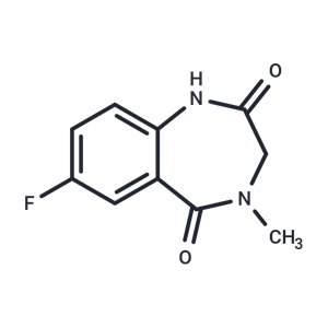 化合物 7-Fluoro-4-methyl-3,4-dihydro-1H-benzo[e][1,4]diazepine-2,5-dione|T66200|TargetMol
