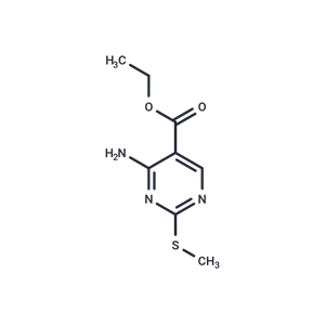 化合物 Ethyl 4-amino-2-(methylthio)pyrimidine-5-carboxylate|T8621