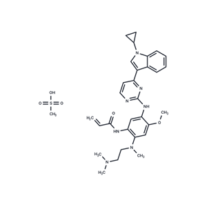 化合物 Almonertinib mesylate|T9865|TargetMol