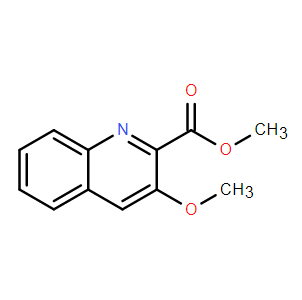 3-甲氧基喹啉-2-甲酸甲酯,Methyl 3-methoxyquinoline-2-carboxylate
