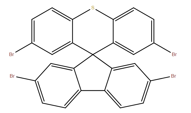 2,2',7,7'-tetrabromospiro[fluorene-9,9'-thioxanthene],2,2',7,7'-tetrabromospiro[fluorene-9,9'-thioxanthene]