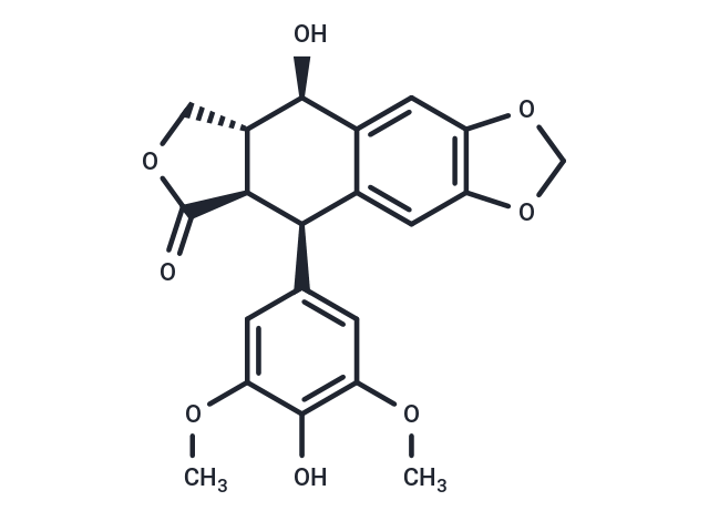 4'-去甲基鬼臼毒素,4'-Demethylpodophyllotoxin