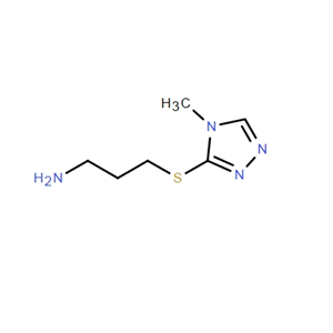 1-Propanamine, 3-[(4-methyl-4H-1,2,4-triazol-3-yl)thio]-,1-Propanamine, 3-[(4-methyl-4H-1,2,4-triazol-3-yl)thio]-