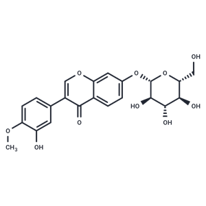 毛蕊异黄酮苷,Calycosin-7-O-β-D-glucoside