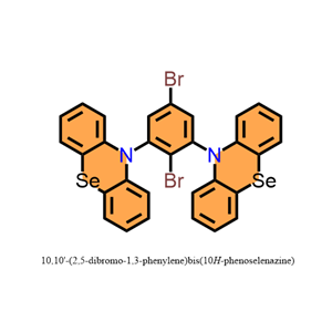 10,10'-(2,5-dibromo-1,3-phenylene)bis(10H-phenoselenazine)