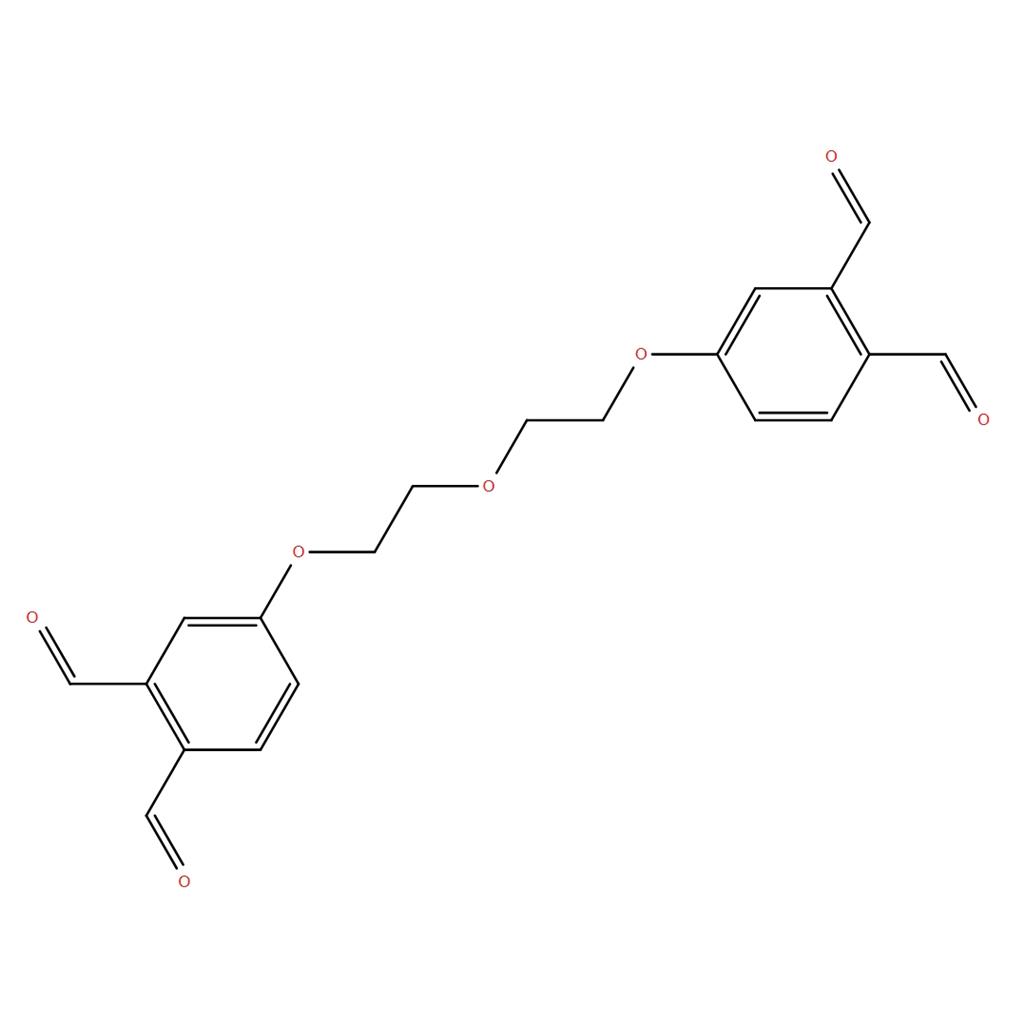4-(2-(2-(2,5-diformylphenoxy)ethoxy)ethoxy)phthalaldehyde,4-(2-(2-(2,5-diformylphenoxy)ethoxy)ethoxy)phthalaldehyde