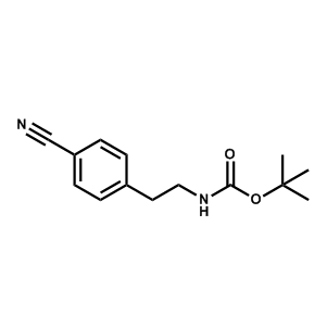 4-氰基苯乙基氨基甲酸叔丁酯,tert-Butyl 4-cyanophenethylcarbamate