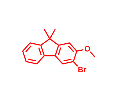 3-溴-9，9-二甲氧基芴,3-Bromo-2-methoxy-9,9-dimethyl-9H-fluorene