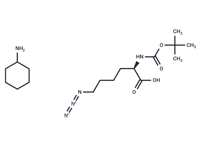 化合物 Boc-D-Lys(N3)-OH (CHA),Boc-D-Lys(N3)-OH CHA