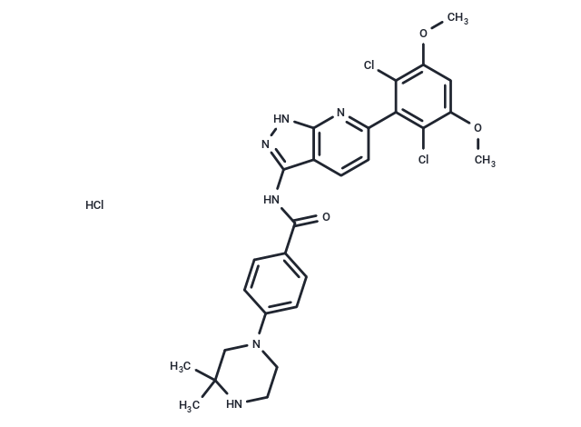 化合物 Segigratinib hydrochloride,Segigratinib hydrochloride