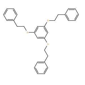 1,3,5-tris(phenethylthio)benzene