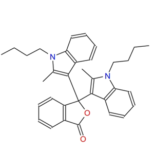 3,3-双(1-丁基-2-甲基-1H-吲哚-3-基)-1(3H)-异苯并呋喃酮
