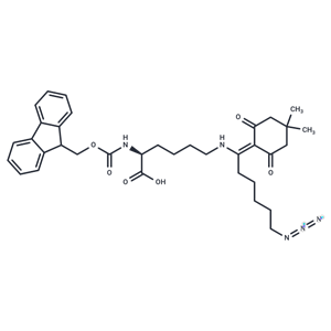 化合物 Fmoc-L-Lys(N3-Aca-DIM)-OH|T89821|TargetMol