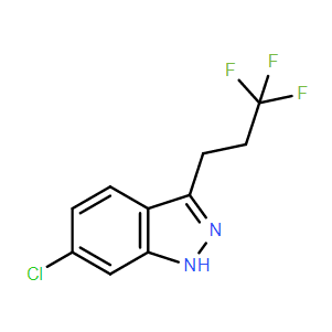 6-氯-3-（3,3,3-三氟丙基）-1H-吲唑,6-Chloro-3-(3,3,3-trifluoropropyl)-1H-indazole