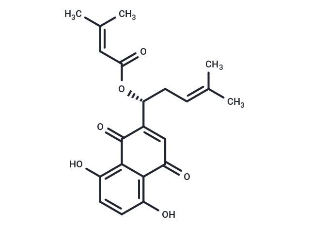 β,β-二甲基丙烯酰紫草素,β,β-Dimethylacrylshikonin
