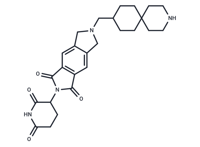 化合物 Thalidomide-pyrrolidine-C-azaspiro,Thalidomide-pyrrolidine-C-azaspiro