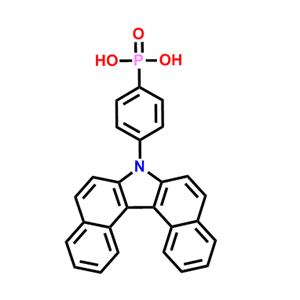 （4-（7H-二苯并[c，g]咔唑-7-基）苯基）膦酸,(4-(7H-dibenzo[c,g]carbazol-7-yl)phenyl)phosphonic acid