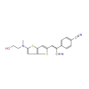 化合物HBC620,Benzeneacetonitrile, 4-cyano-α-[[5-[(2-hydroxyethyl)methylamino]thieno[3,2-b]thien-2-yl]methylene]-