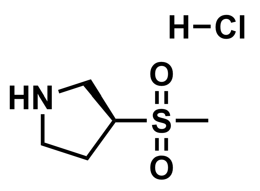(S)-3-(Methylsulfonyl)pyrrolidine hydrochloride,(S)-3-(Methylsulfonyl)pyrrolidine hydrochloride
