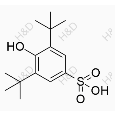 普罗布考杂质24,3,5-di-tert-butyl-4-hydroxybenzenesulfonic acid