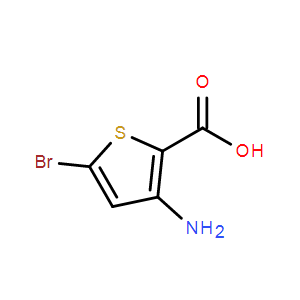 3-氨基-5-溴噻吩-2-甲酸,3-Amino-5-bromothiophene-2-carboxylic acid