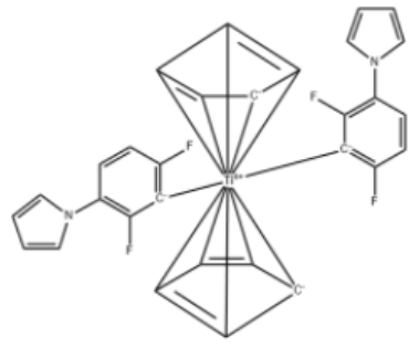 双(1-(2,4-二氟苯基)-3-吡咯基)二茂钛,Bis[2,6-difluoro-3-(1H-pyrrol-1-yl)phenyl]titanocene