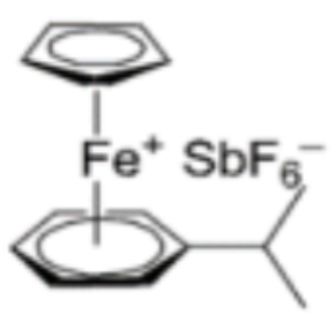 異丙苯基二茂鐵六氟銻酸鹽,(η-cumene)-(η-cyclopentadienyl)iron(II) hexafluoroantimonate