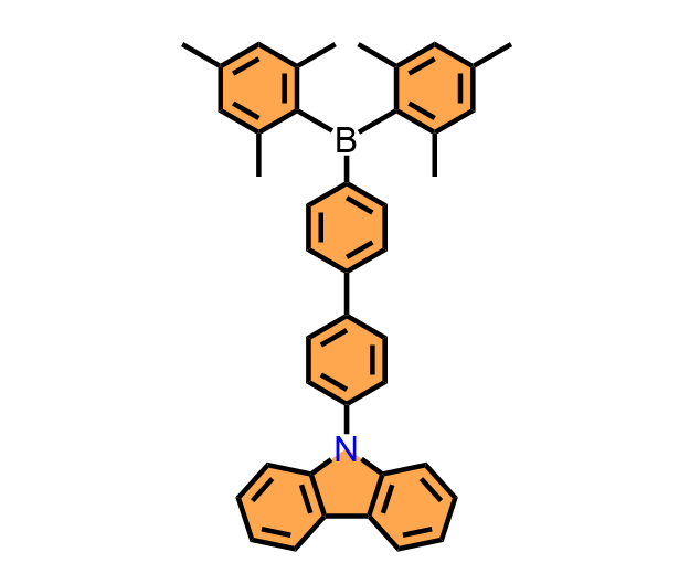 9-(4′-dimesitylboryl)biphenyl-4-yl-9H-carbazole,9-(4′-dimesitylboryl)biphenyl-4-yl-9H-carbazole