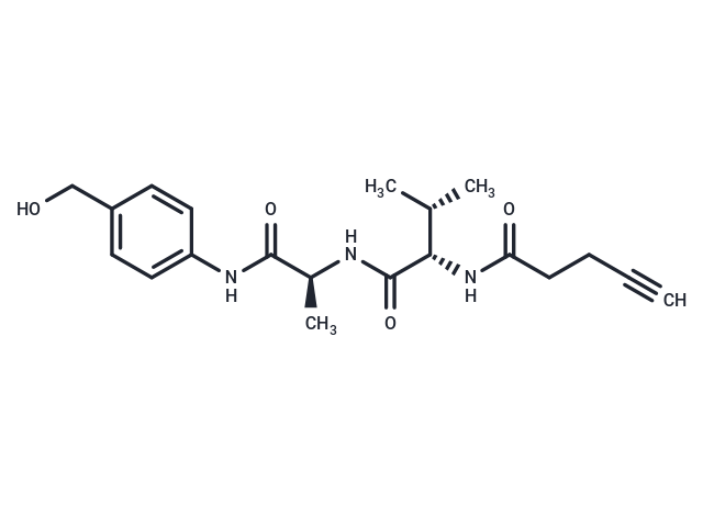 化合物 4-Pentynoyl-Val-Ala-PAB,4-Pentynoyl-Val-Ala-PAB
