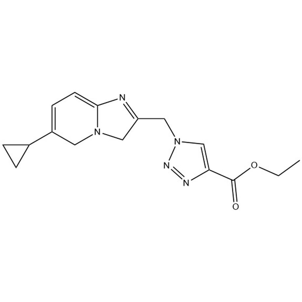 Ethyl 1-((6-cyclopropyl-3,5-dihydroimidazo[1,2-a]pyridin-2-yl)methyl)-1H-1,2,3-triazole-4-carboxylate,Ethyl 1-((6-cyclopropyl-3,5-dihydroimidazo[1,2-a]pyridin-2-yl)methyl)-1H-1,2,3-triazole-4-carboxylate