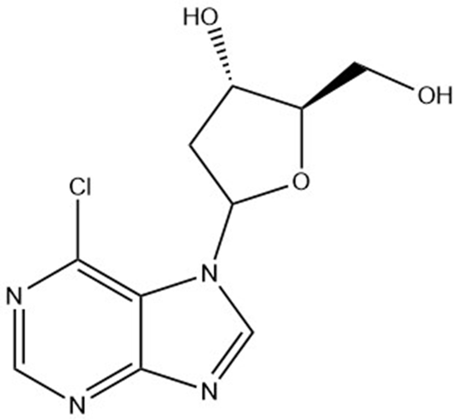(2R,3S)-5-(6-chloro-7H-purin-7-yl)-2-(hydroxymethyl)tetrahydrofuran-3-ol,(2R,3S)-5-(6-chloro-7H-purin-7-yl)-2-(hydroxymethyl)tetrahydrofuran-3-ol