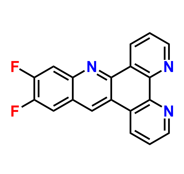 7,8-difluorodipyrido[3,2-a:2’,3’-c-]acridine,7,8-difluorodipyrido[3,2-a:2’,3’-c-]acridine