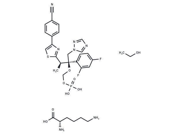 化合物 Fosravuconazole L-lysine ethanolate,Fosravuconazole L-lysine ethanolate
