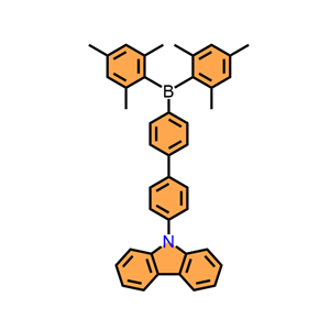 9-(4′-dimesitylboryl)biphenyl-4-yl-9H-carbazole,9-(4′-dimesitylboryl)biphenyl-4-yl-9H-carbazole