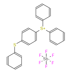 二苯基-(4-苯基硫)苯基锍六氟銻酸鹽；71449-78-0
