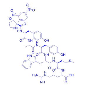 择性靶向MMP3底物多肽Dnp-PYAYWMR/135662-06-5/Dnp-PYAYWMR