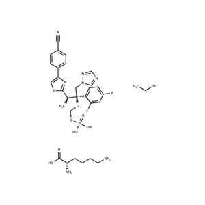 化合物 Fosravuconazole L-lysine ethanolate,Fosravuconazole L-lysine ethanolate