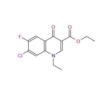 7-氯-1-乙基-6-氟-1,4-二氢-4-氧代喹啉-3-羧酸乙酯,ETHYL 7-CHLORO-1-ETHYL-6-FLUORO-1,4-DIHYDRO-4-OXO-QUINOLINE-5-CARBOXYLATE