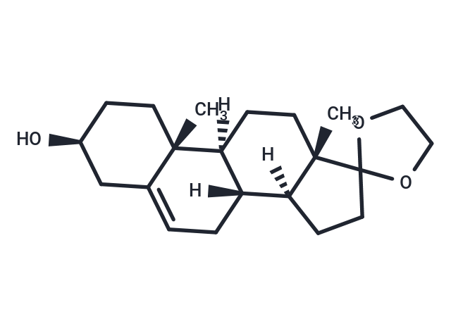 化合物 17,17-Ethylendioxyandrost-5-en-3β-ol,17,17-Ethylendioxyandrost-5-en-3β-ol