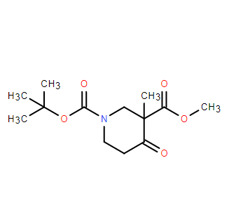 1-Boc-3-甲基-4-氧代哌啶-3-羧酸甲酯,Methyl 1-Boc-3-methyl-4-oxo-piperidine-3-carboxylate